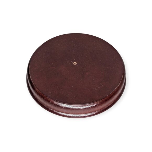 Marty Sculpture Inc Bear Foot Char-ming 7704 Panda Figurine on Wooden Base - Picture 8 of 14